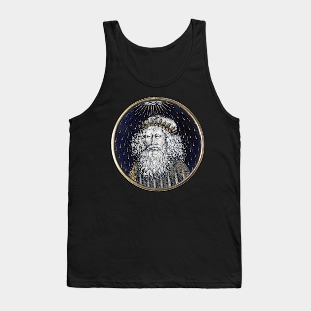 Emperor Augustus Medallion Tank Top by metaphysical